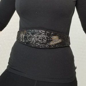1990s CHEERS! New Year's Eve sequin belt